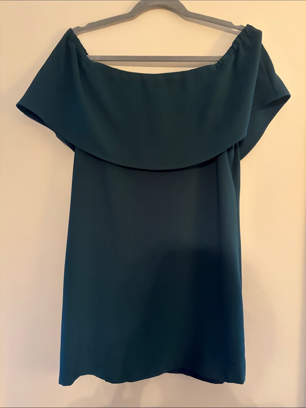 Off-Shoulder Teal Women’s Dress